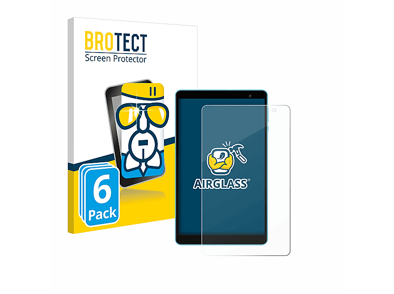 BROTECT 6x Airglass P80T) klare Schutzfolie(für Teclast