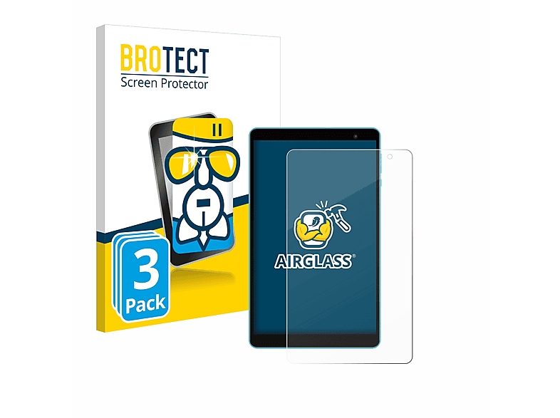 BROTECT 3x Airglass klare Schutzfolie(für Teclast P80T)