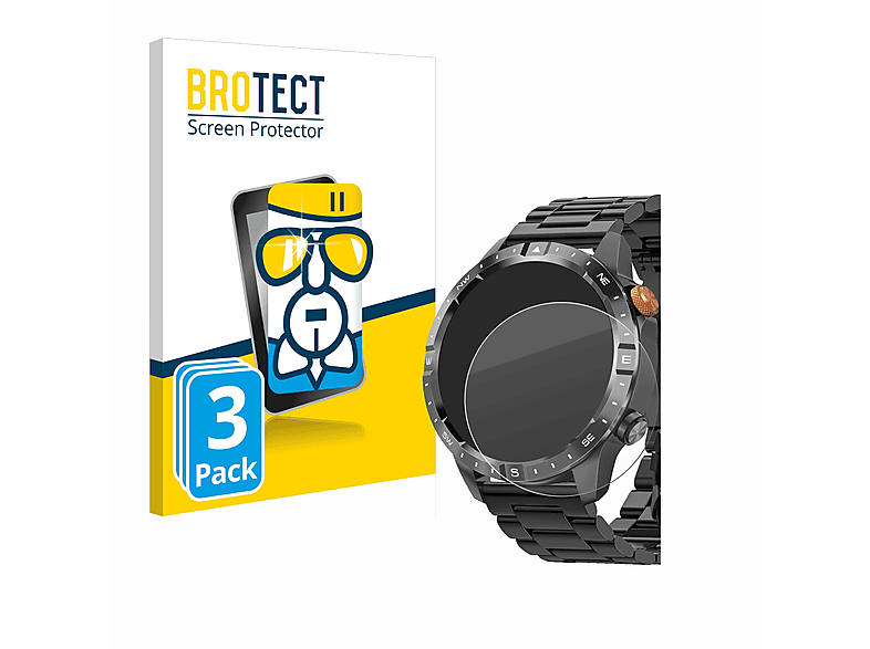 BROTECT 3x Airglass klare Schutzfolie(für Swgota AK57 (1,43\