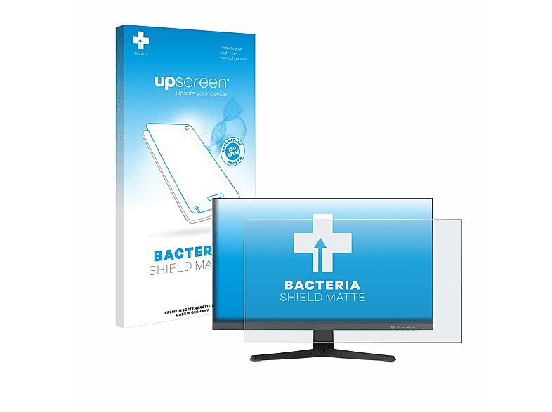 UPSCREEN antibakteriell entspiegelt matte Schutzfolie(für Iiyama G-Master G2445HSU-B1) | Monitor Displayschutz