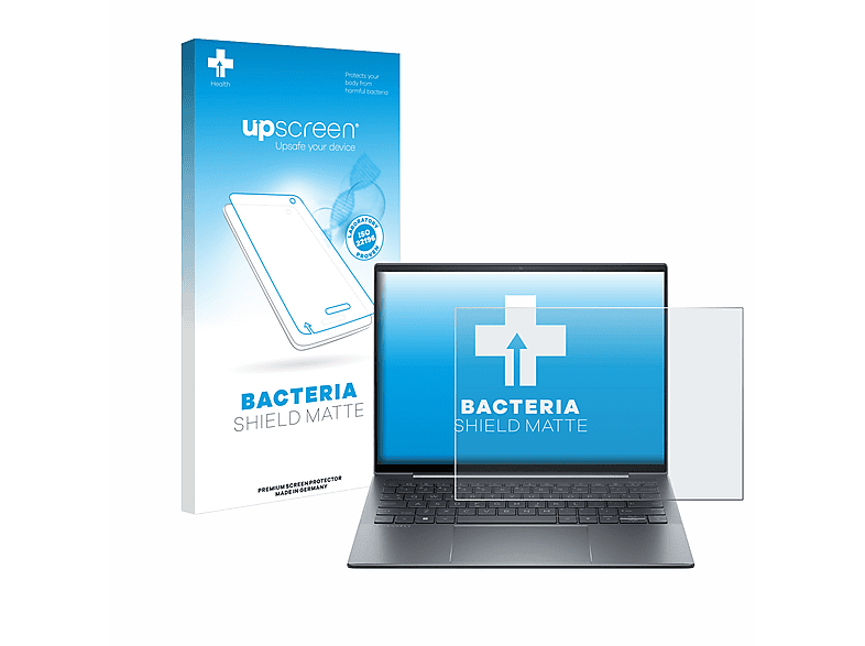 HP matte Schutzfolie(für Dragonfly G4) antibakteriell entspiegelt UPSCREEN