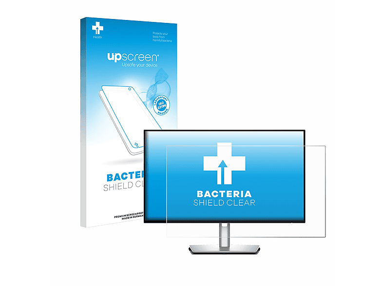 UPSCREEN antibakteriell klare Schutzfolie(für Dell Ultrasharp U2424H)