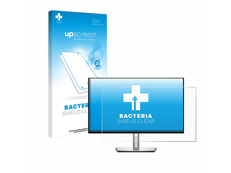 UPSCREEN antibakteriell klare Schutzfolie(für Dell Ultrasharp U2422H)