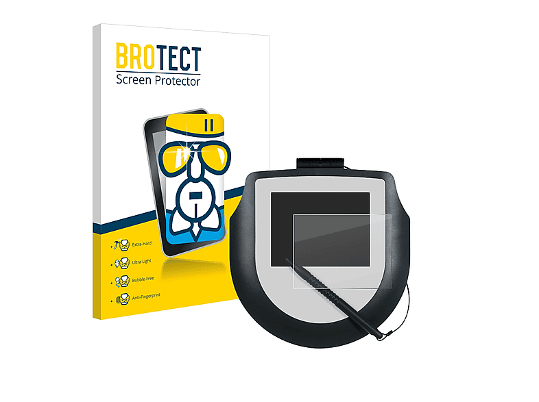 BROTECT Airglass klare Schutzfolie(für Evolis Sig 200)