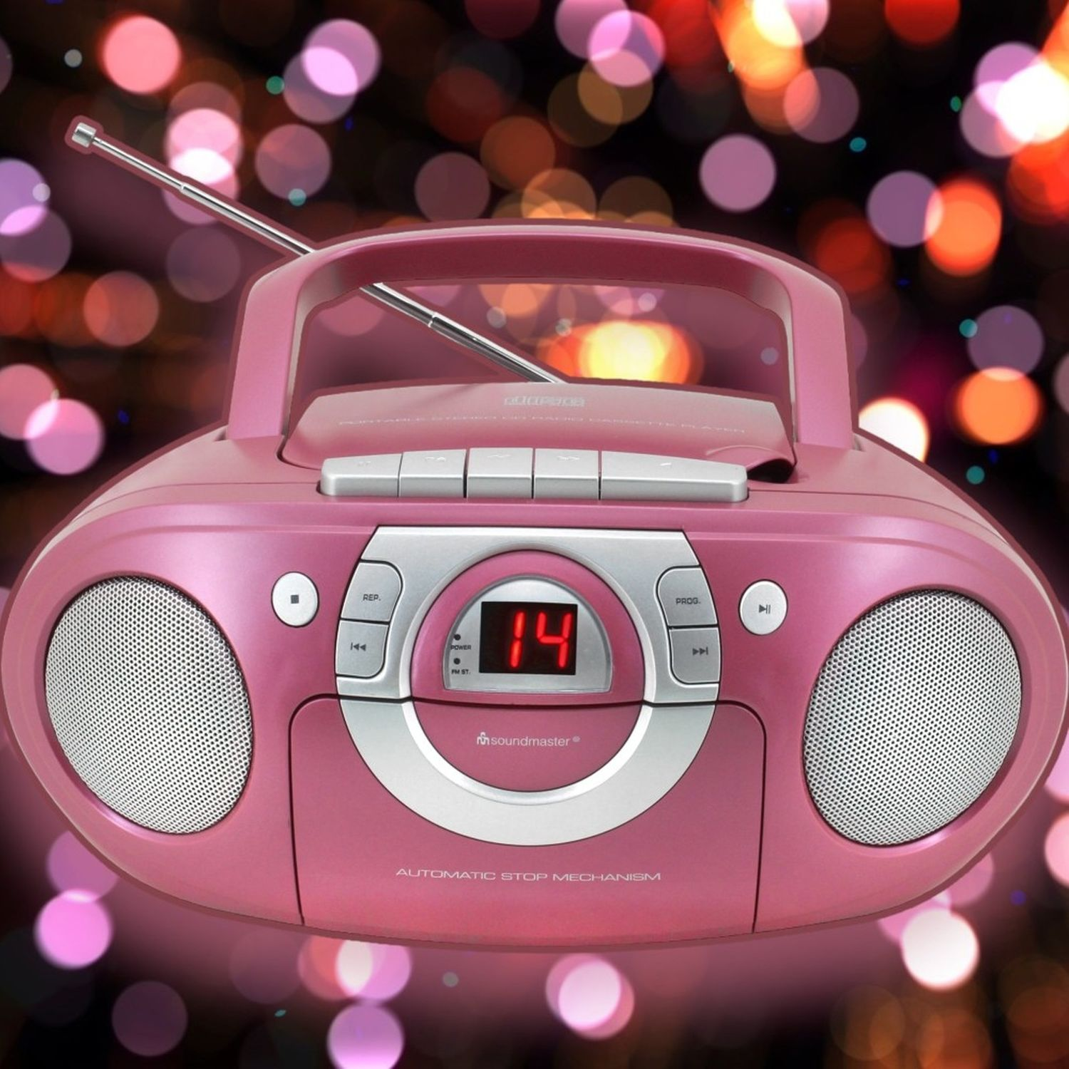 SOUNDMASTER CD-Player Pink Tragbarer SCD5100PI