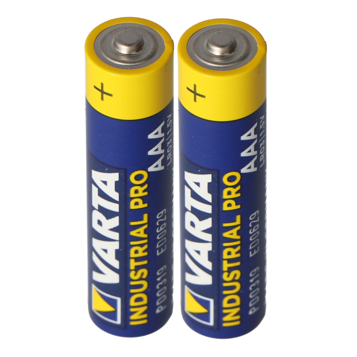 VARTA Industrial Pro Micro Batterie, Folie) 4003 1 AlMn, AlMn Ah Batterie (2er AAA Volt, 1.142 1.5 Stück