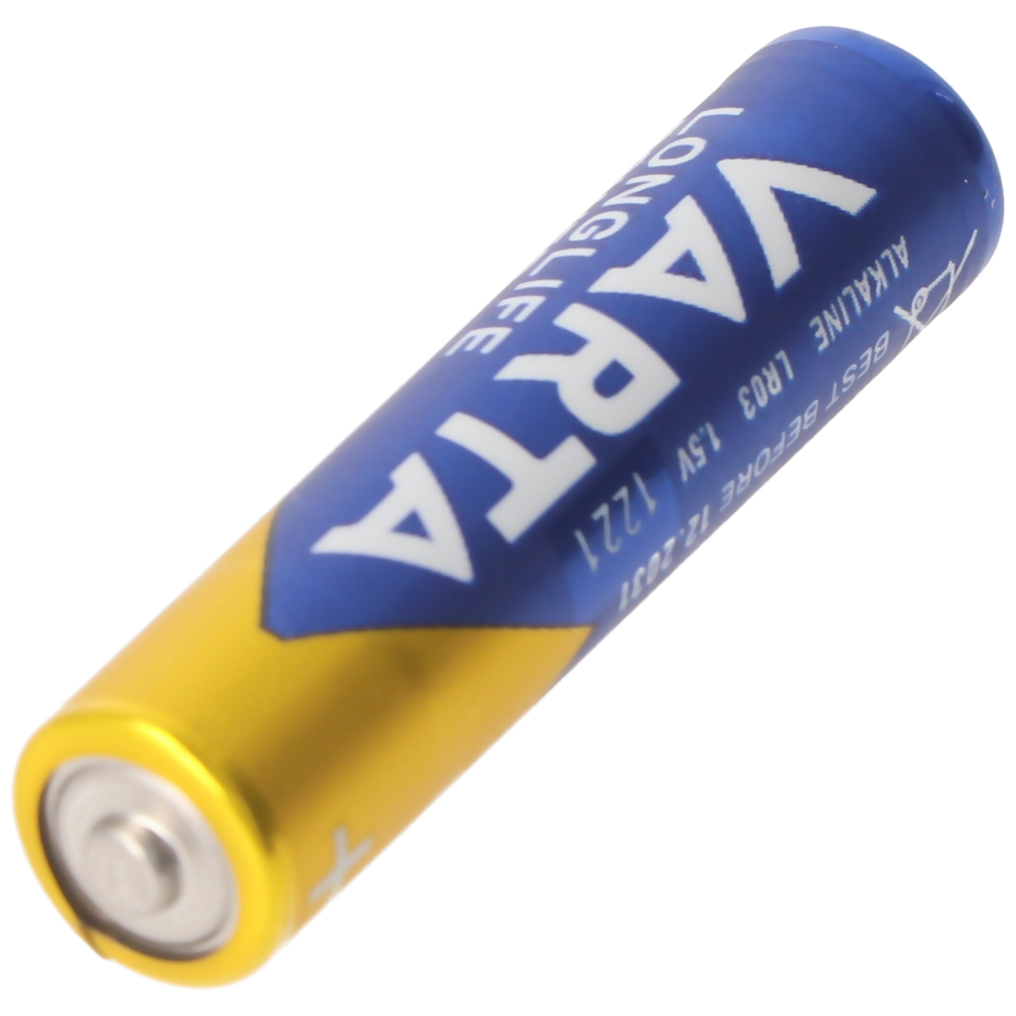 VARTA Longlife 4903 distancia Micro Batterie Ah Batterie, LR03 Blister) Power Mando AlMn, AAA (4er 1.5 Volt, 1.26