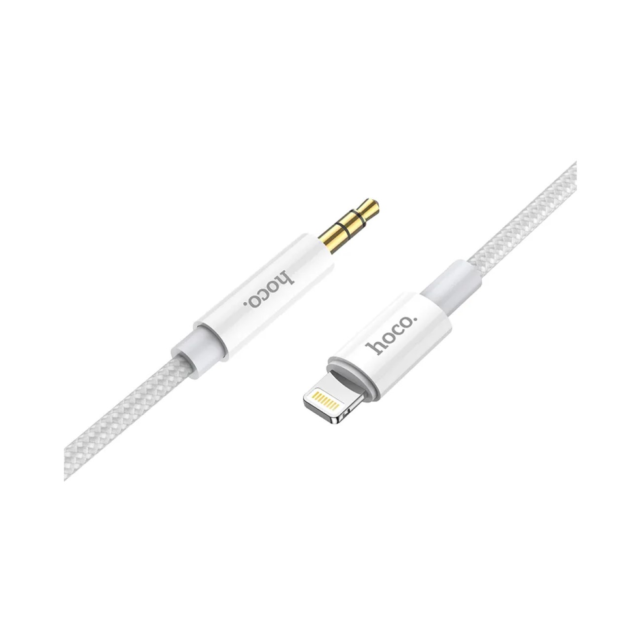 iPhone UPA19 3,5mm auf Silber Audiokabel, HOCO 8-polig 1m