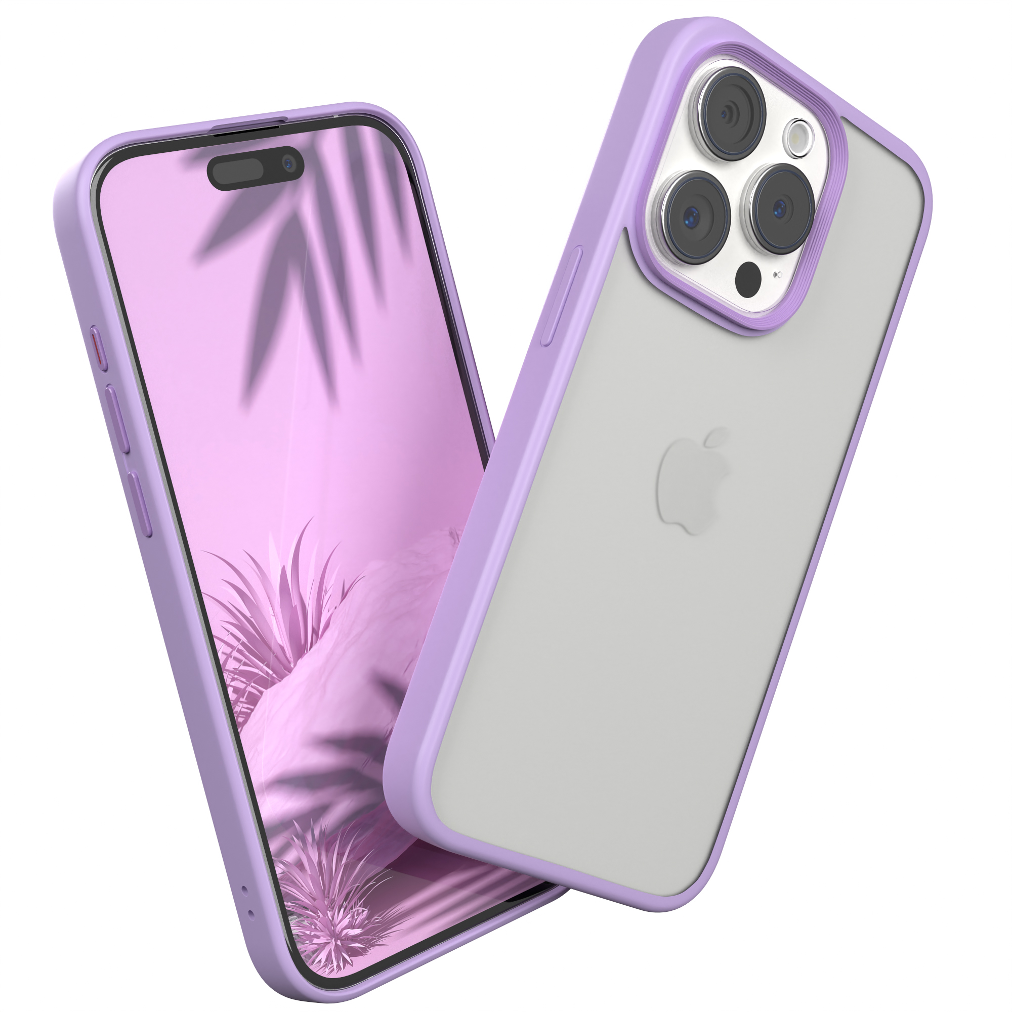 Apple, 15 Pro, Case EAZY Matt, Lila Outdoor Backcover, Violett iPhone CASE