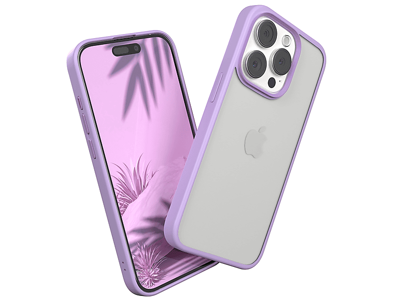 Lila Pro, Matt, CASE Outdoor Case 15 EAZY Apple, iPhone Violett Backcover,