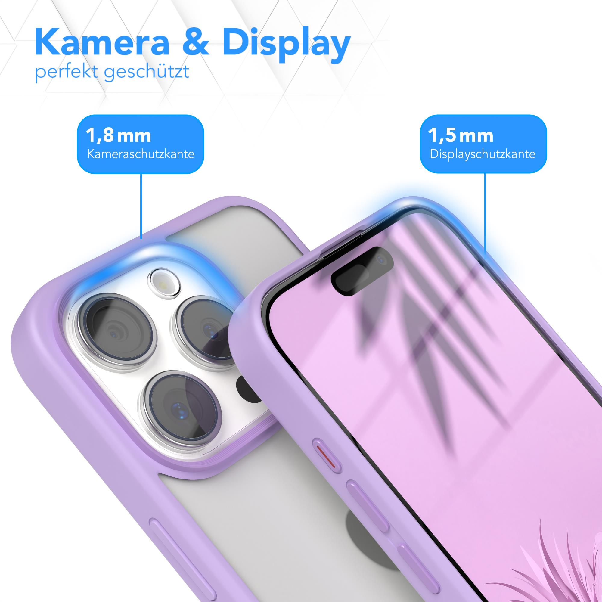 Bild von Telefonhüllen, die ein Telefon schützen. Details wie Kamera- und Bildschirmschutz gezeigt.