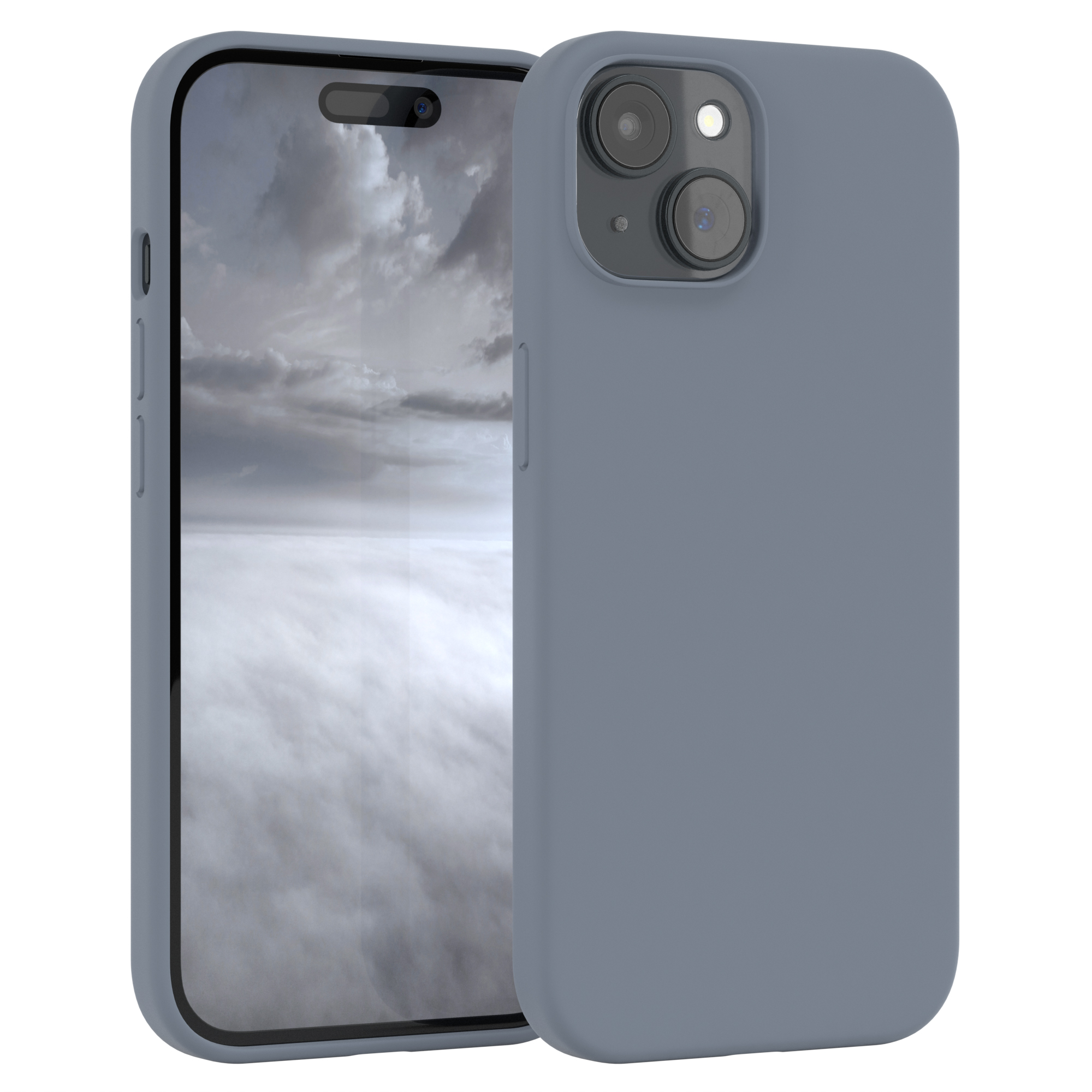iPhone Backcover, / Premium Violett CASE 15, Handycase, Silikon Lavendel EAZY Lila Apple,