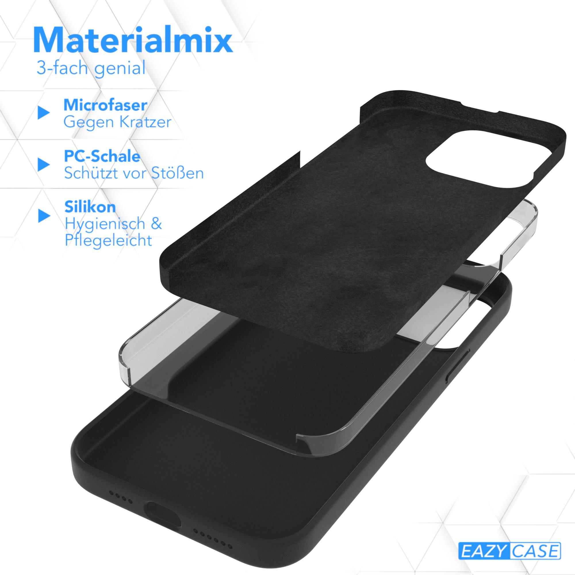 Handycase, EAZY Schwarz iPhone Max, Silikon CASE 15 Premium Pro Apple, Backcover,
