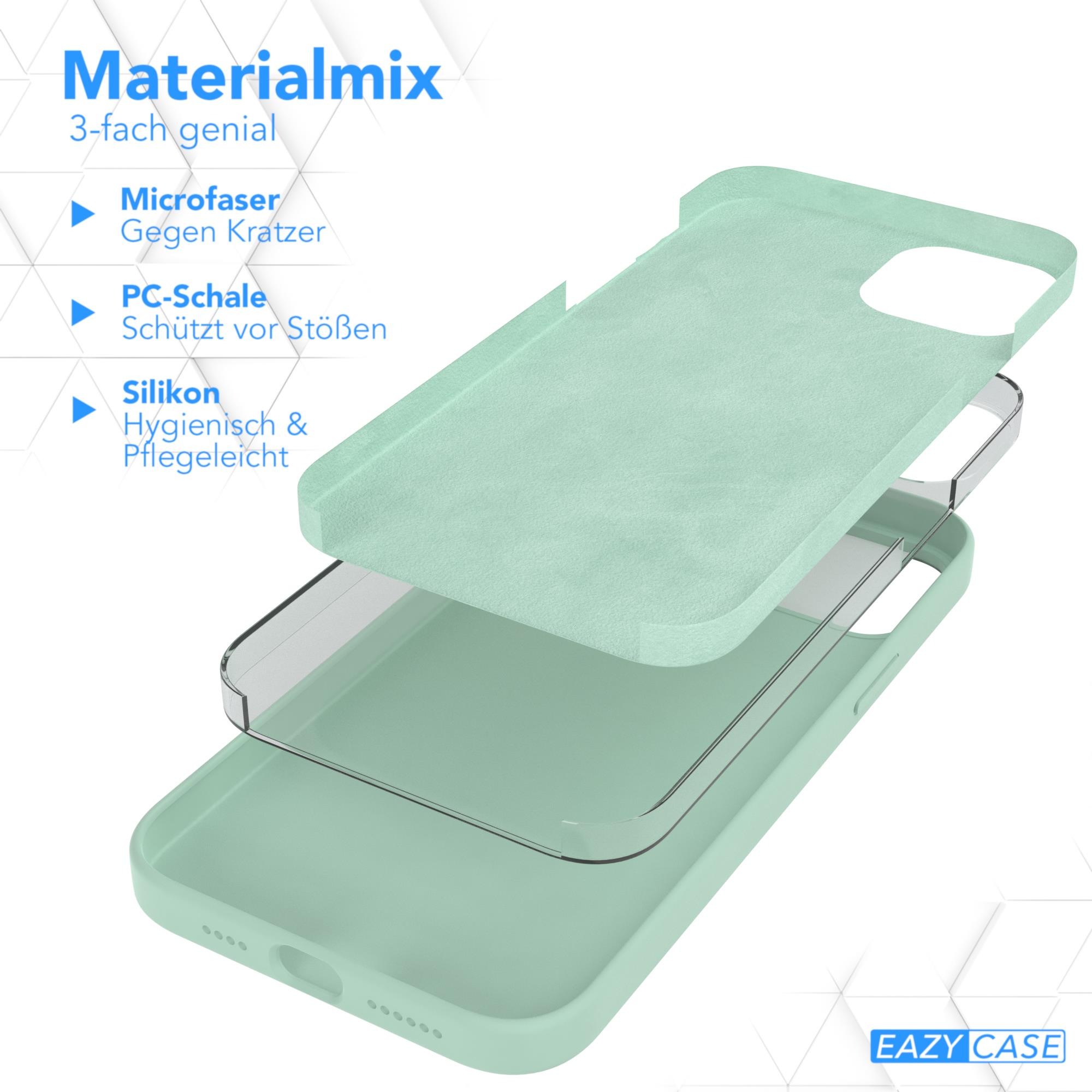 Handycase, Grün Premium Mint Apple, Silikon 15 EAZY CASE iPhone Backcover, Plus,
