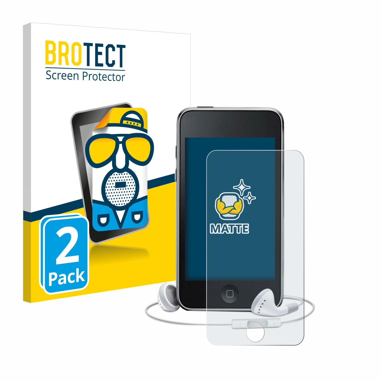 matte Schutzfolie(für 2x (3. iPod Gen.)) BROTECT Apple Touch