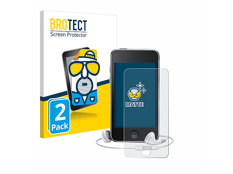 BROTECT 2x matte Schutzfolie(für Apple iPod Touch (3. Gen.))