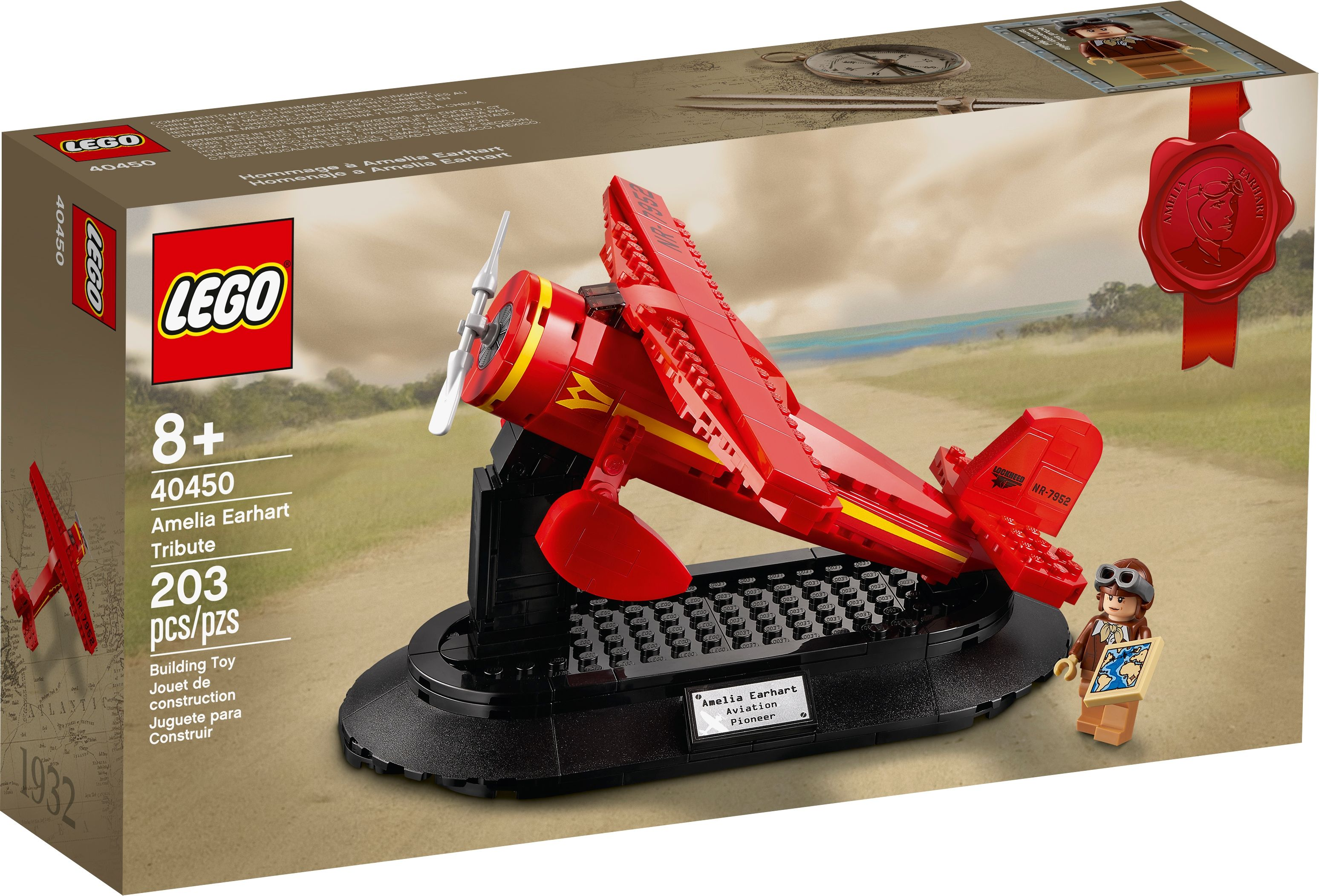 LEGO 40450 Earhart Hommage Amelia an Bausatz