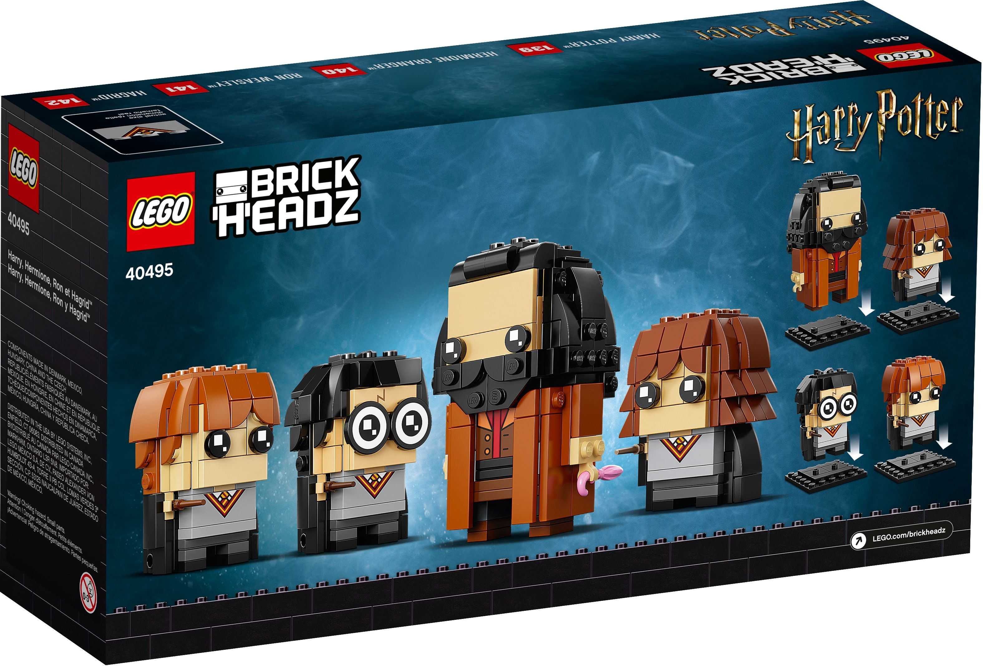 Hermine, Bausatz & Harry, Hagrid™ 40495 Ron LEGO