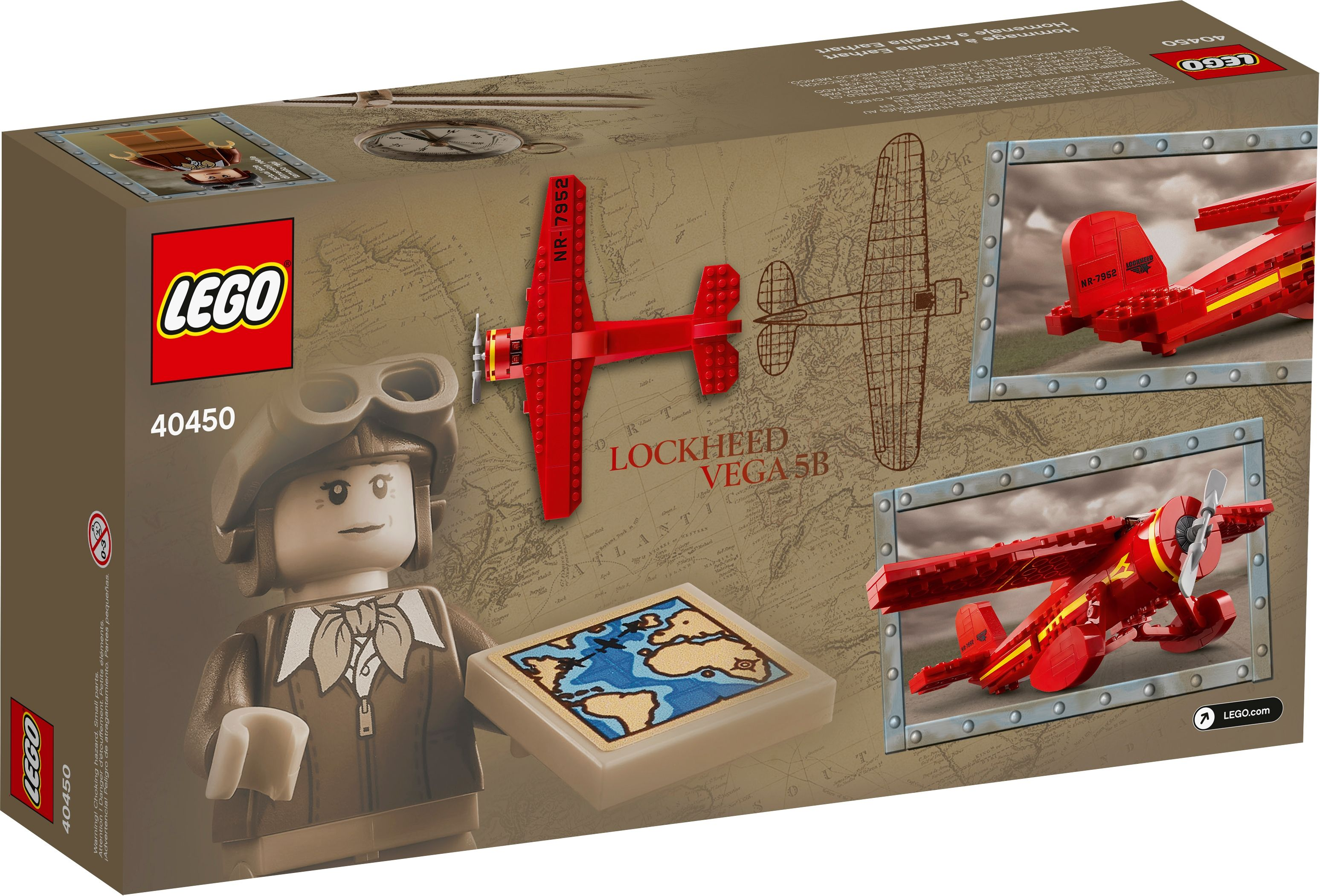 Amelia Hommage Bausatz Earhart an 40450 LEGO