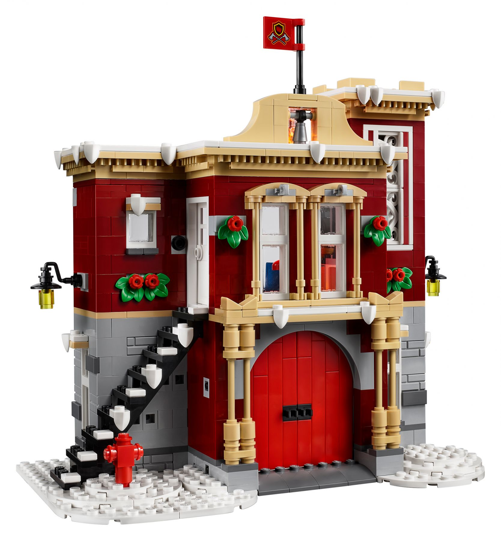 LEGO Creator Expert 10263 Winterliche Bausatz Feuerwehrstation