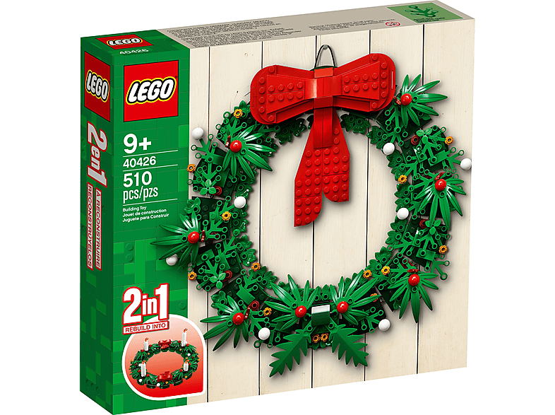 / Türkranz Bausatz 2in1 LEGO Adventskranz 40426