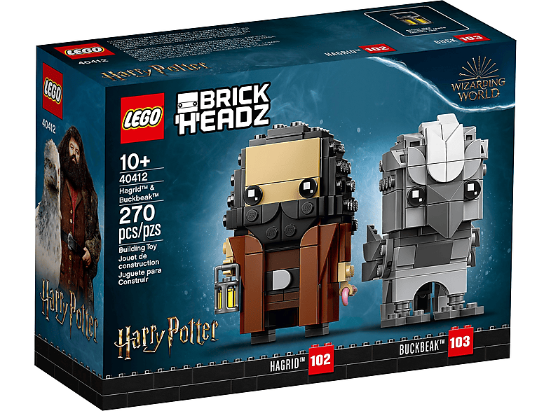 LEGO Hagrid™ 40412 Brickheadz Bausatz Seidenschnabel und