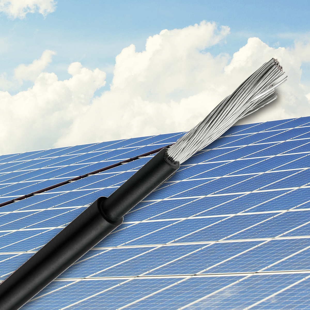 MAXTRACK Solarleitung 50 m Photovoltaik-Anlagen Solarkabel für