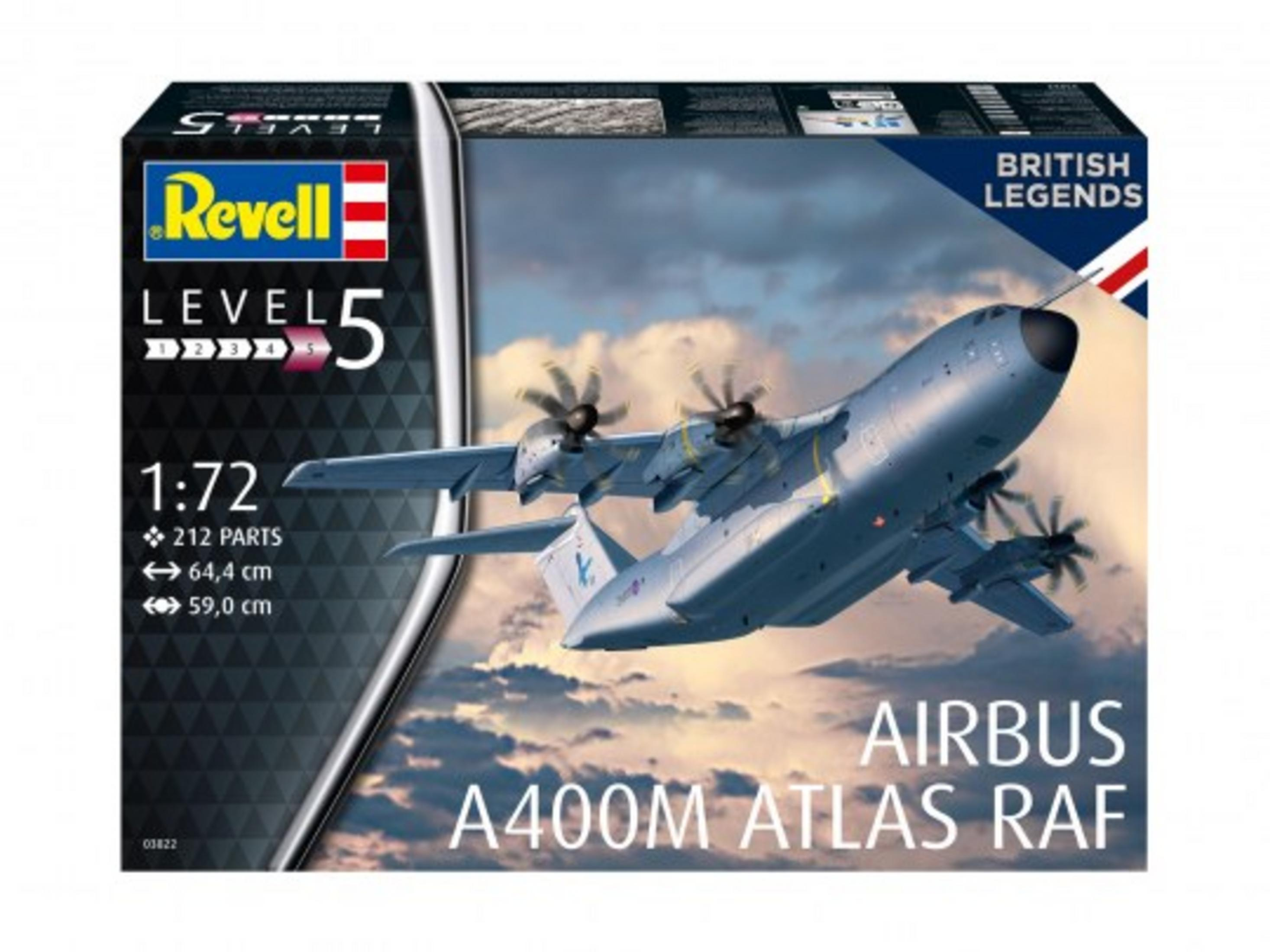 ATLAS REVELL RAF 03822 Modellbausatz AIRBUS A400M