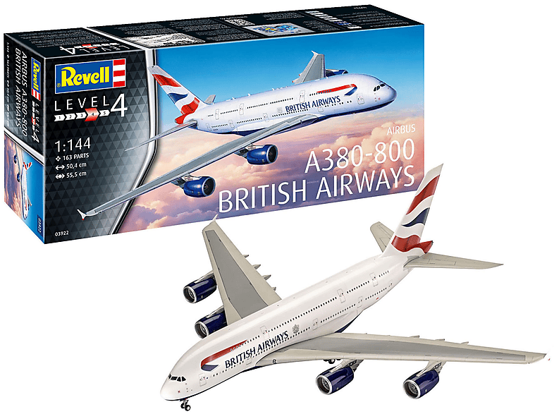 REVELL 03922 A380-800 BRITISH AIRWAYS (NUR ONLINE) Modell