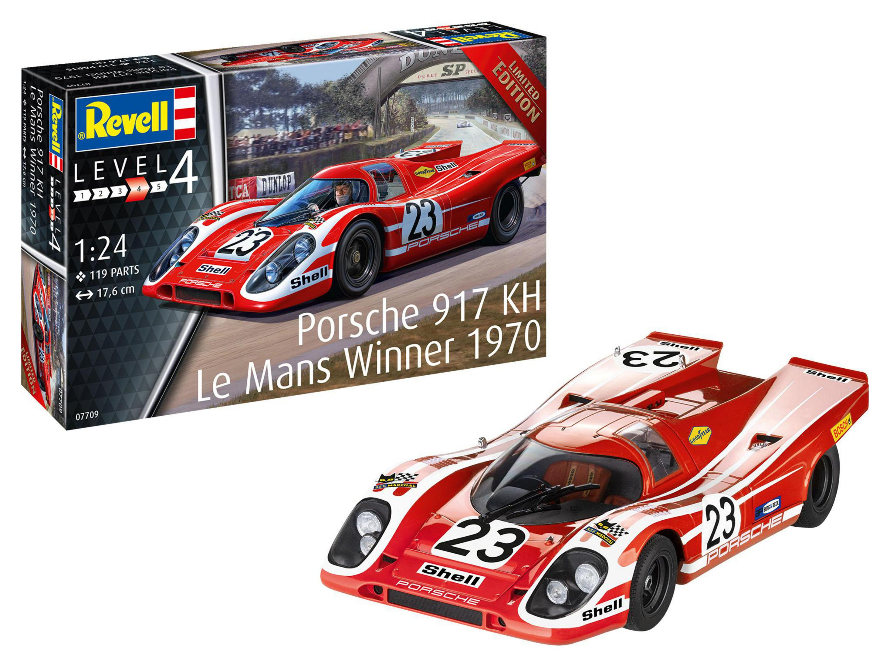 REVELL 07709 PORSCHE 917KH LE MANS WINNER Modell 1970