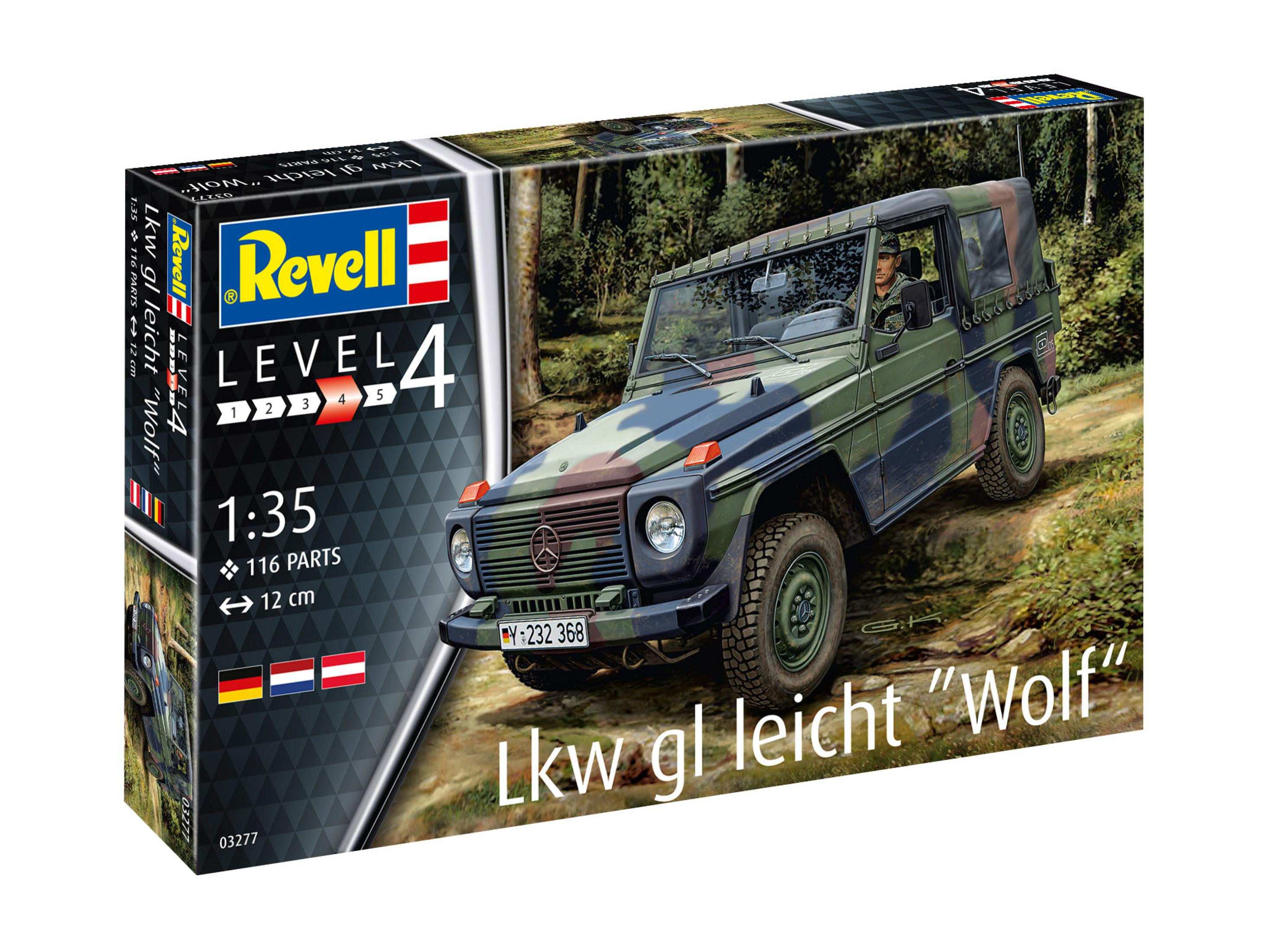 Modellbausatz 03277 REVELL LKW GL LEICHT WOLF ONLINE) (NUR