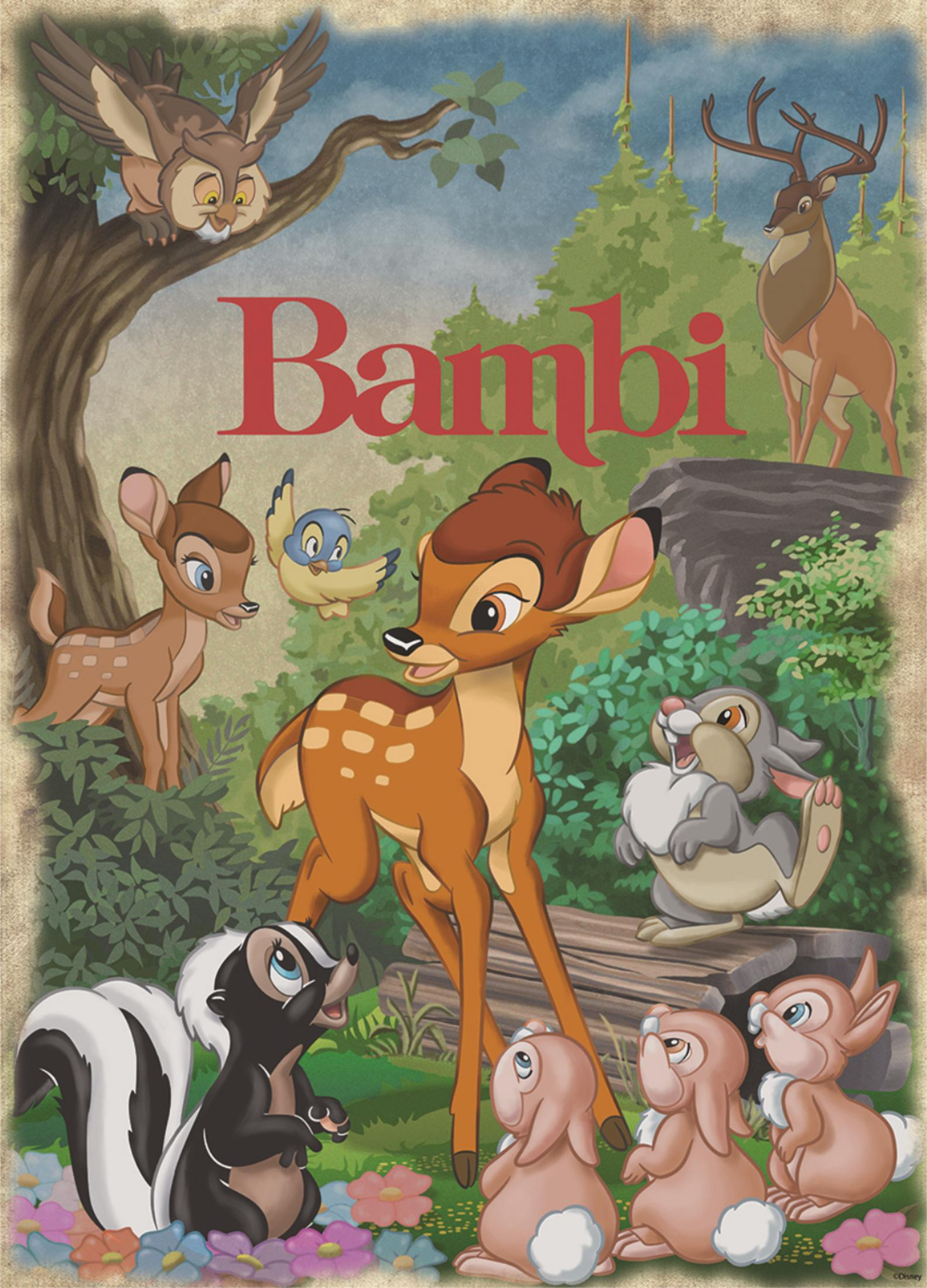 Puzzle COLLECTION 19491 BAMBI TEILE 1000 DISNEY JUMBO - CLASSIC