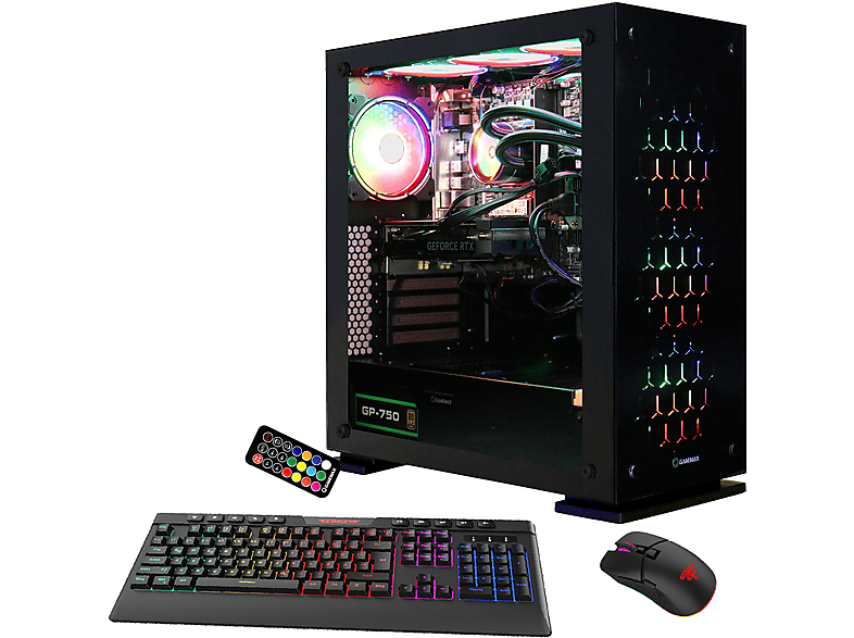 GAMEMAX Onyx II 7292, Microsoft Windows 11 Home (64 Bit), Gaming-PC mit Intel® Core™ i9 Prozessor, 32 GB RAM, 2 TB SSD, NVIDIA GeForce RTX™ 4070 Ti Super™, 16 GB