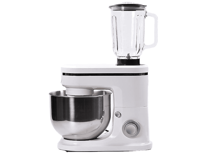 Handarbeit Vollautomatische Watt) (1500 zur Spritzwasserschutzdeckel, Teigimitation Küchenmaschine Knetmaschine mit ENBAOXIN Weiß