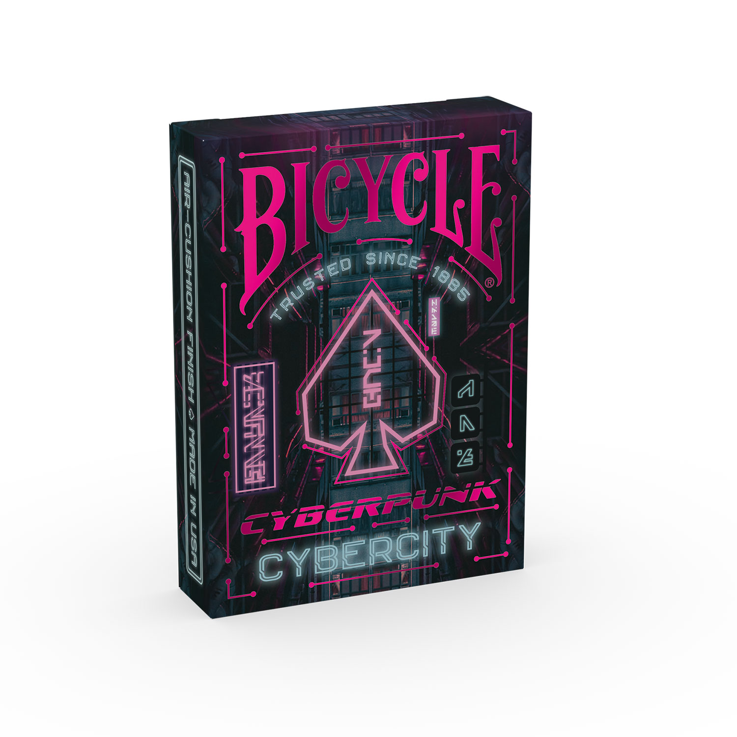 ASS ALTENBURGER Bicycle Kartenspiel Cyber City Kartendeck - Cyberpunk