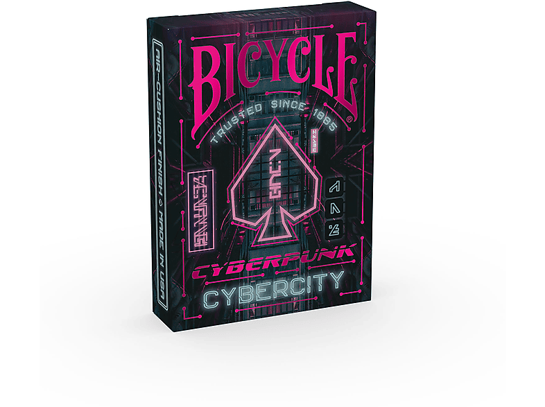 ASS ALTENBURGER Bicycle Kartenspiel Cyber City Kartendeck - Cyberpunk