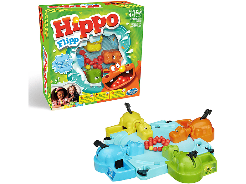 HASBRO GAMING 98936398 HIPPO Gesellschaftsspiel FLIPP