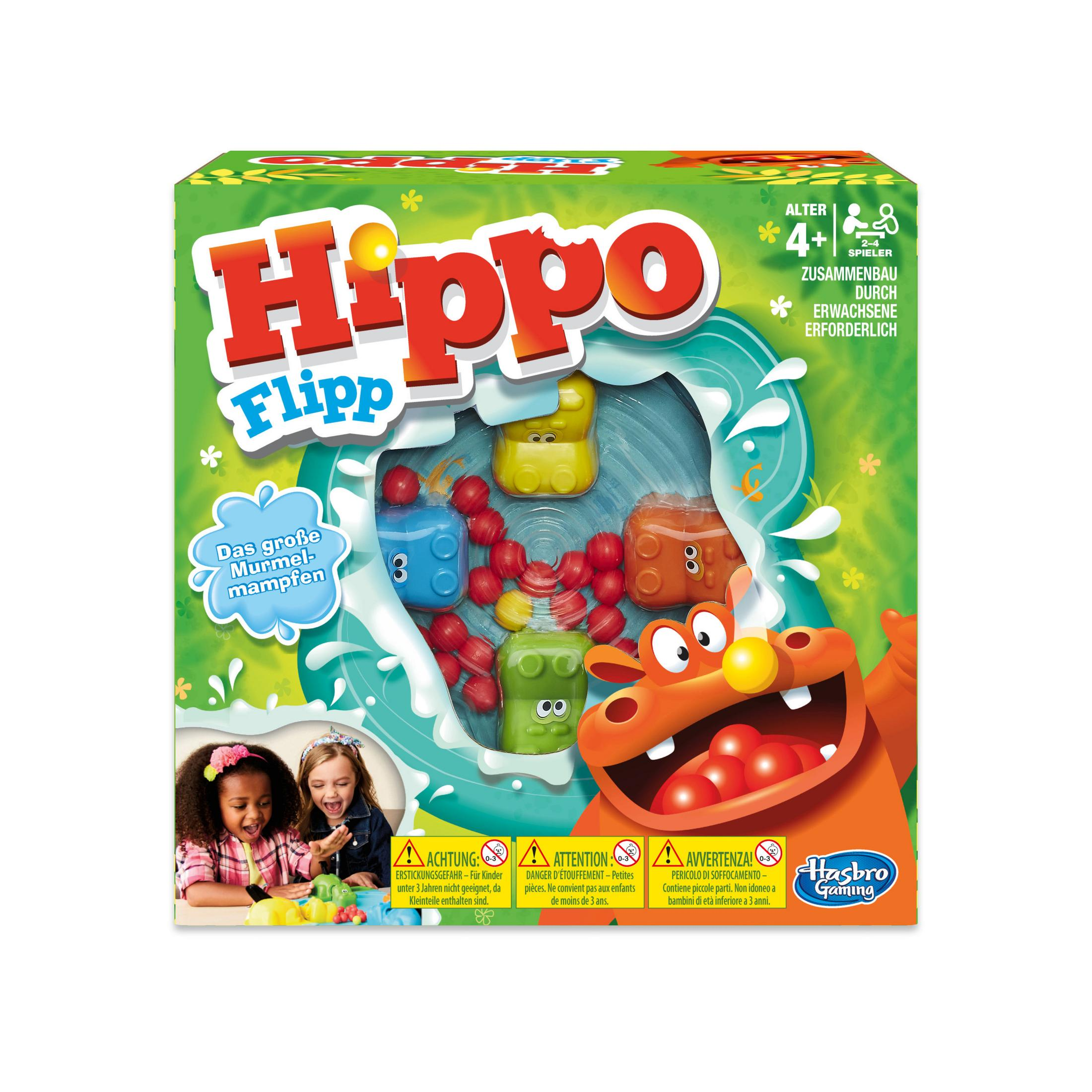 HASBRO GAMING 98936398 HIPPO FLIPP Gesellschaftsspiel