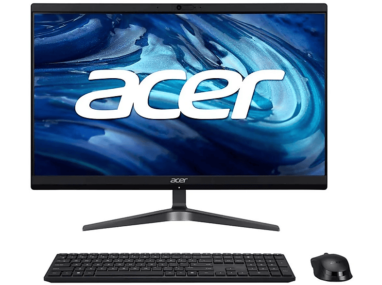 ACER DQ.VX0EG.001, All-in-One PC mit 21,5 Zoll Display, Intel® Core™ i5 Prozessor, 8 GB RAM, 256 GB SSD SSD, Schwarz