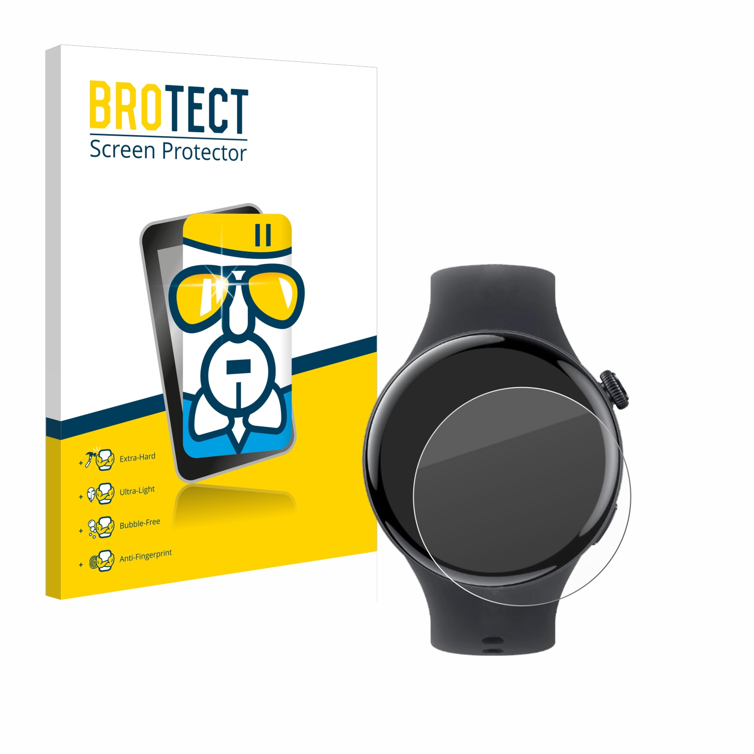 BROTECT Airglass klare Vivo 3) Schutzfolie(für Watch