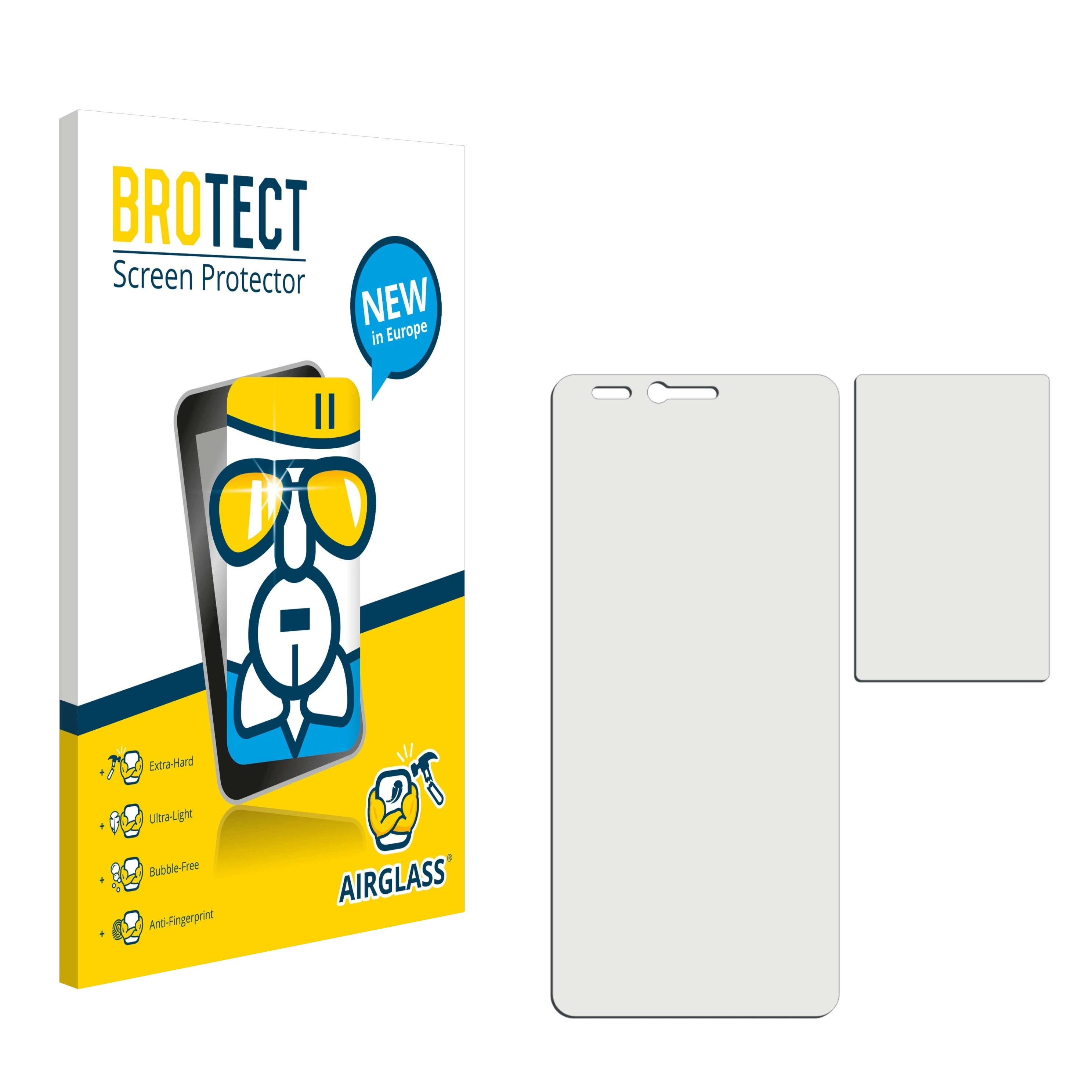 BROTECT Airglass klare Schutzfolie(für Pax Payphone) M50