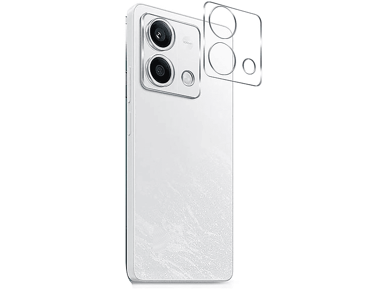 WIGENTO Schutzglas Kamera Note 13) Komplettschutz Schutzglas(für Redmi Xiaomi