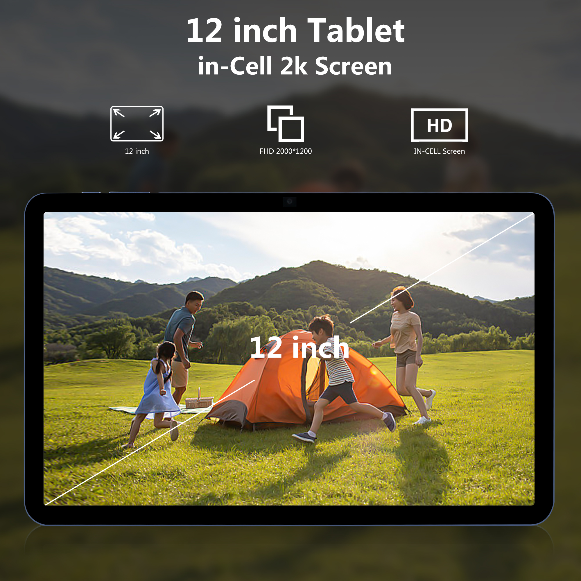 LIPA Taurus tablet, 13, 12 Zoll, GB, Tablet, 256 Blau II Android