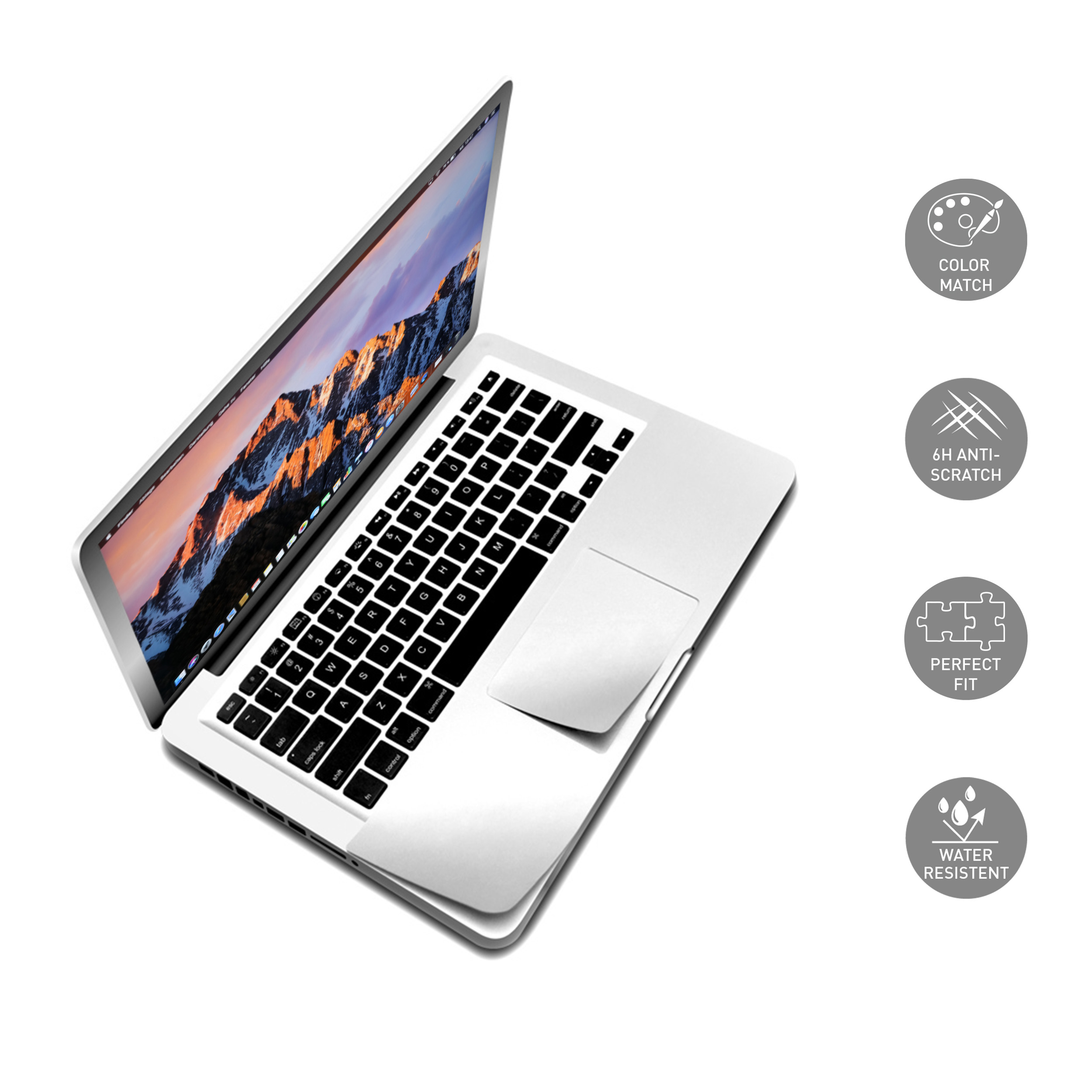 KMP Schutzfolien Protective PC, skin Apple MacBook 13\