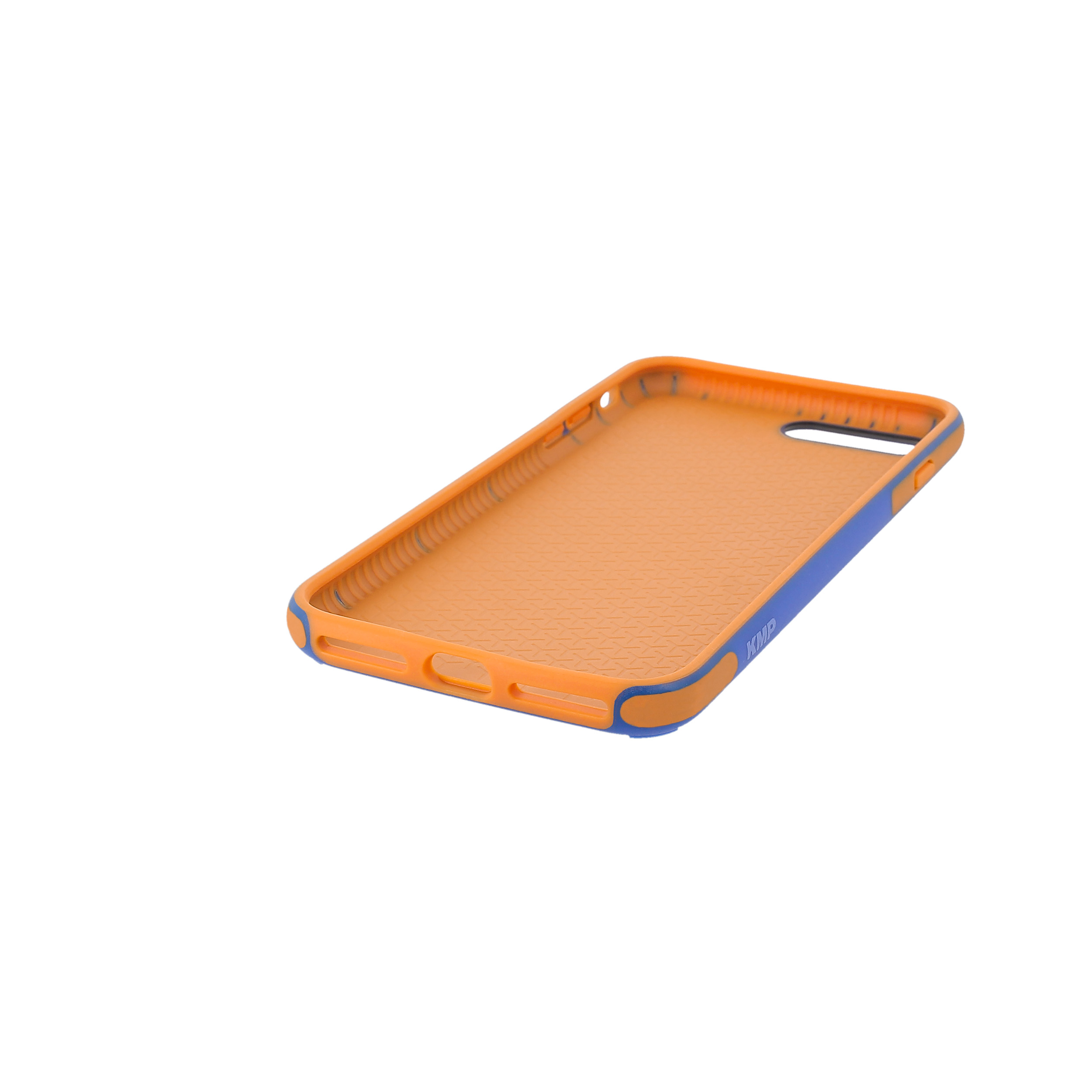 orange blue vivid Schutzhülle Plus Sporty / Apple, KMP 8 iPhone für iPhone 8 Backcover, Blue/Orange, Plus,