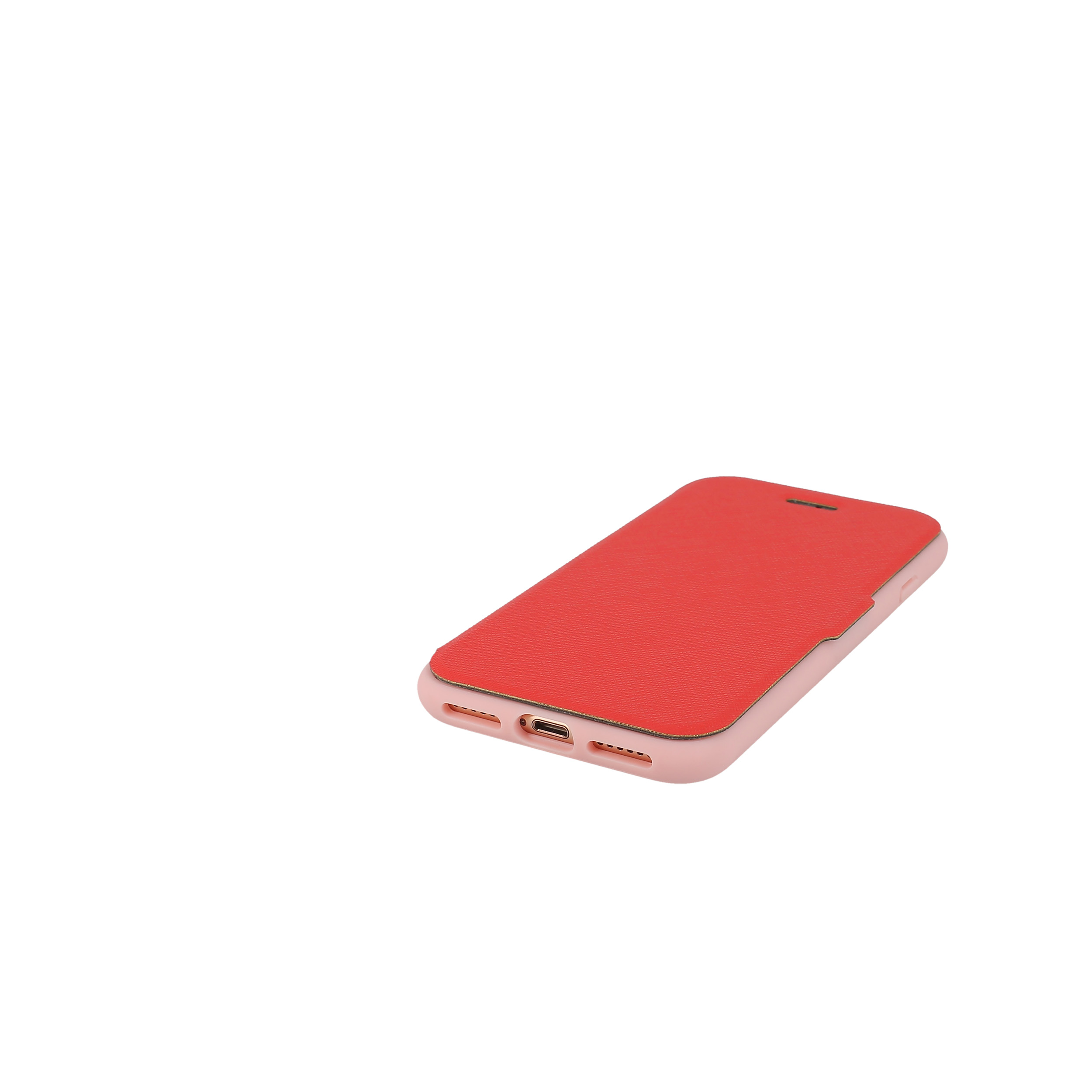 KMP 8, 6, SE2, Rubin Red, iPhone iPhone SE2, red für 8, Cover, SE3, Bookcase Apple, rubin 7, SE3, 6, Full 7,
