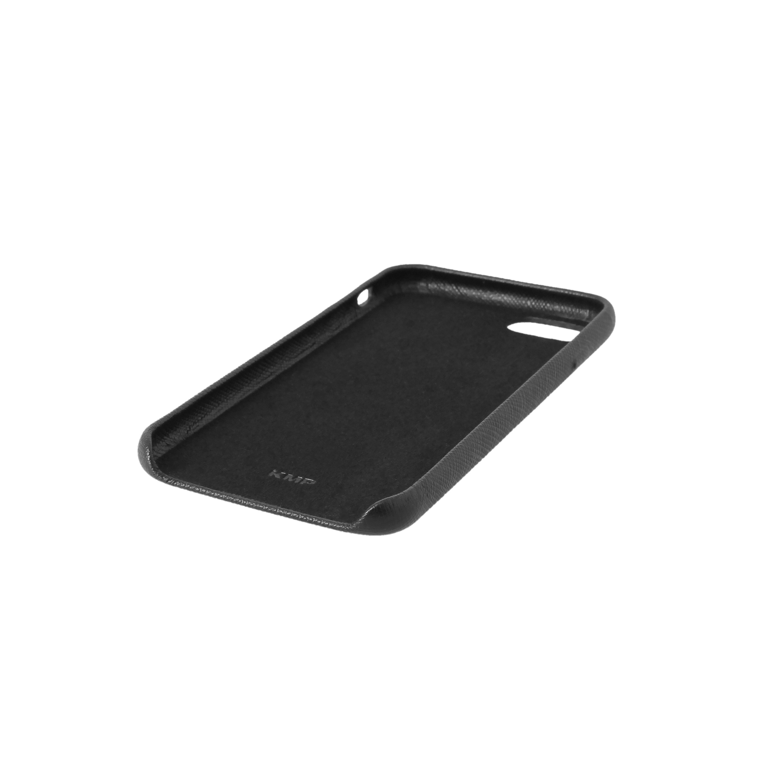 Full IPhone für SE3, KMP black Apple, 7, SE3 SE2, iPhone Echtleder (2020), (2022), Schutzhülle Cover, 6/7/8, 6, 8, SE2 Black, iPhone