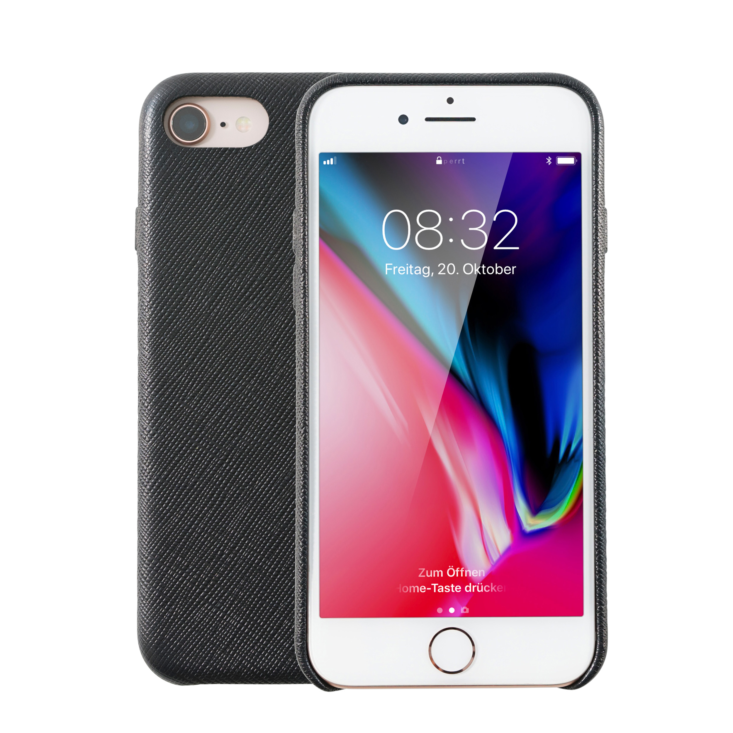 KMP für IPhone (2022), SE3, Cover, 6/7/8, Full 8, Apple, iPhone SE2, iPhone Black, Schutzhülle 7, black (2020), SE3 Echtleder SE2 6,