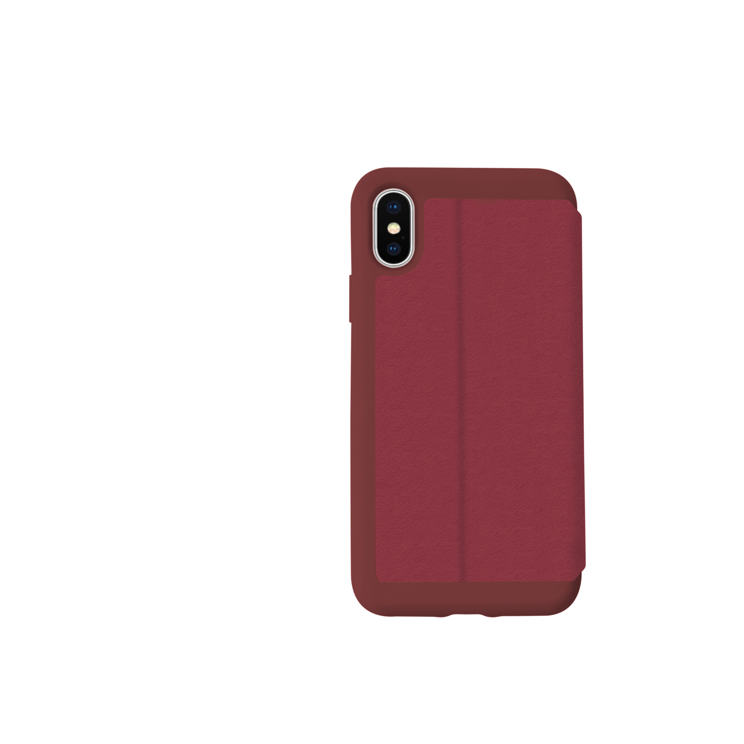cherry Cherry XS, X, iPhone red Apple, Cover, X für Full KMP Bookcase IPhone XS, Red,