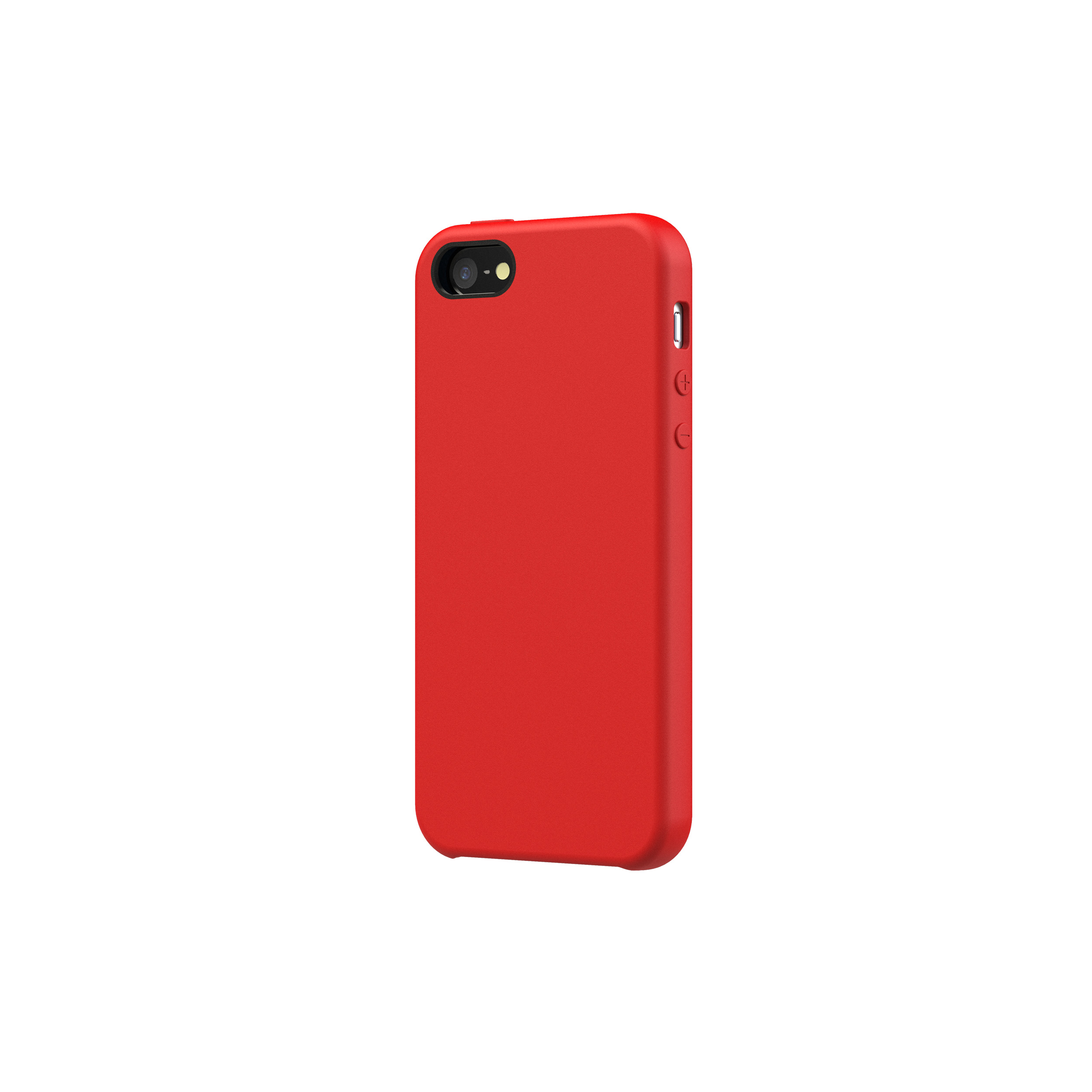 KMP Silikon Schutzhülle 5s, SE, 5s, iPhone SE, für Red, red Apple, Backcover, iPhone 5 5
